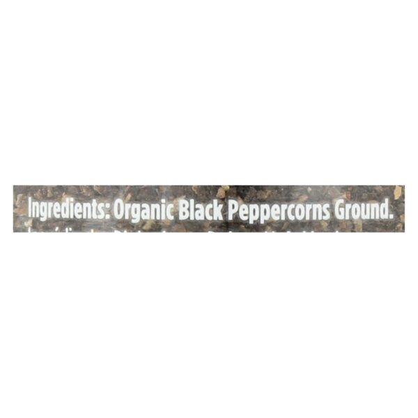 Spicely Organics - Organic Peppercorn - Black Ground - Case Of 3 - 1.7 Oz. - Image 2