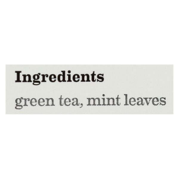 Bigelow Tea Green Tea - With Mint - Case Of 6 - 20 Bag - Image 2