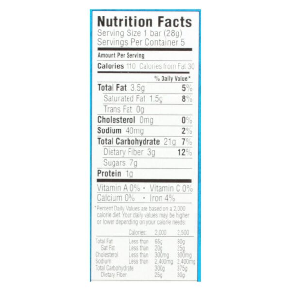 Annie's Homegrown Gluten Free Granola Bars Double Chocolate Chip - Case Of 12 - 4.9 Oz. - Image 2