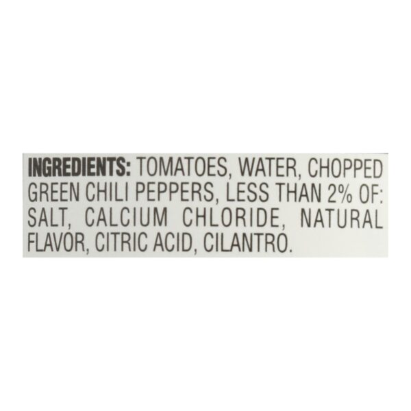 Rotel Tomatoes With Green Chilies, 10 Oz - Case Of 24 - 10 Oz - Image 2