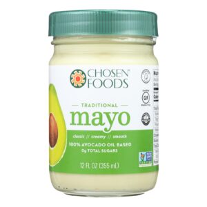 Chosen Foods Avocado Oil - Mayo - Case Of 6 - 12 Oz.