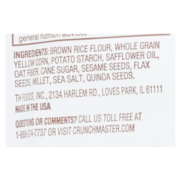 Crunchmaster - Multigrn Cracker Sea Salt - Case Of 12 - 4 Oz - Image 2