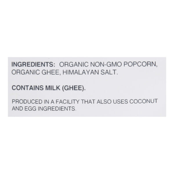 Lesser Evil - Popcorn Oh My Ghee - Case Of 12-4.6 Oz - Image 2