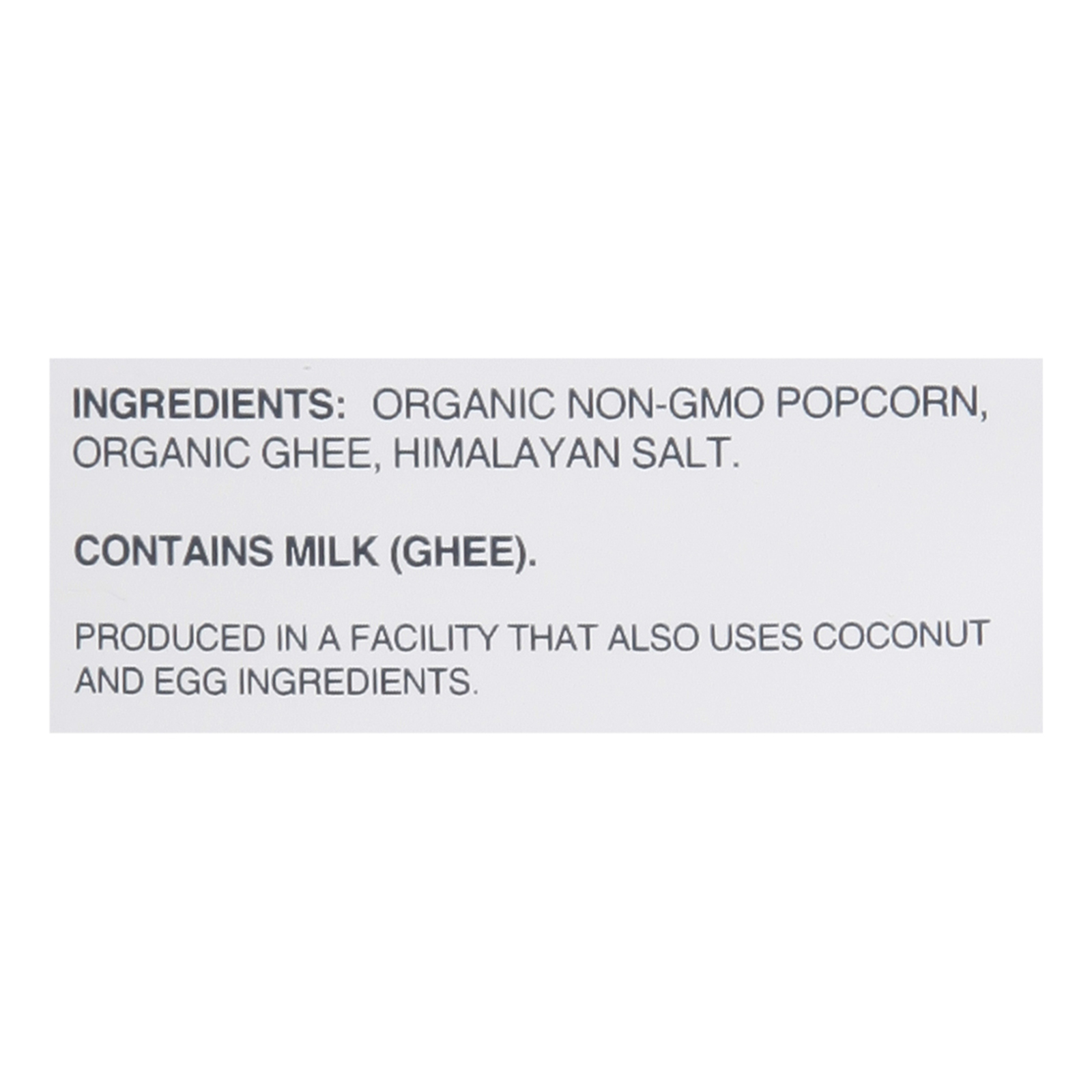 Lesser Evil - Popcorn Oh My Ghee - Case Of 12-4.6 Oz - Image 2