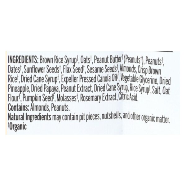 Probar Organic Peanut Butter Bar - Case Of 12 - 3 Oz - Image 2
