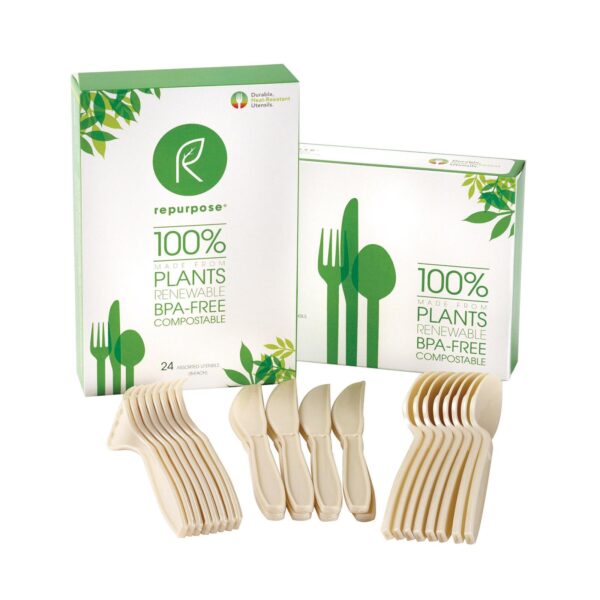 Repurpose Plant Base High Heat Utensils Set - Case Of 20 - 24 Count - Image 2
