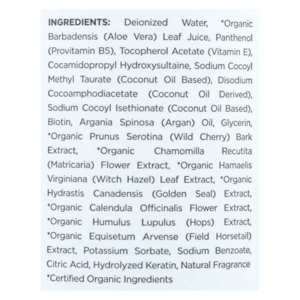 Mill Creek Botanicals Aloe Vera Shampoo Hydrates And  - 1 Each - 14 Fz - Image 2