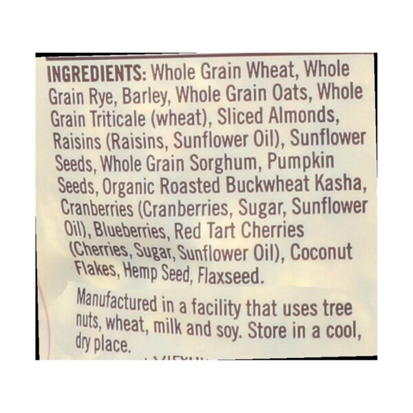 Bob's Red Mill - Cereal - Fruit & Seed Muesli - Case Of 4 - 14 Oz - Image 2