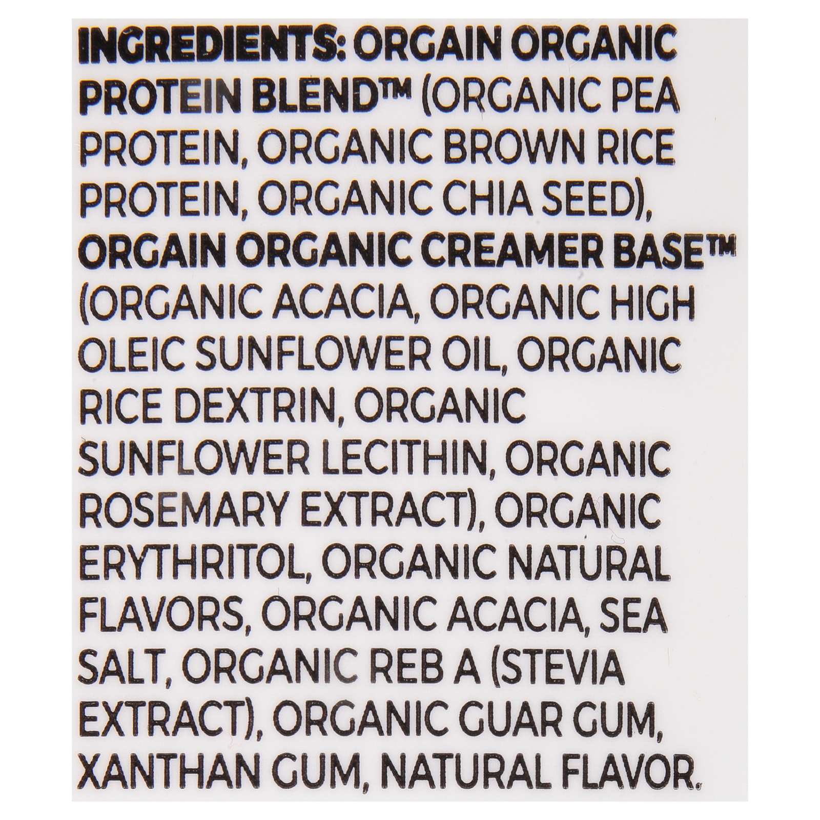 Orgain Organic Plant  Based Protein Powder  - 1 Each - 1.02 Lb - Image 2