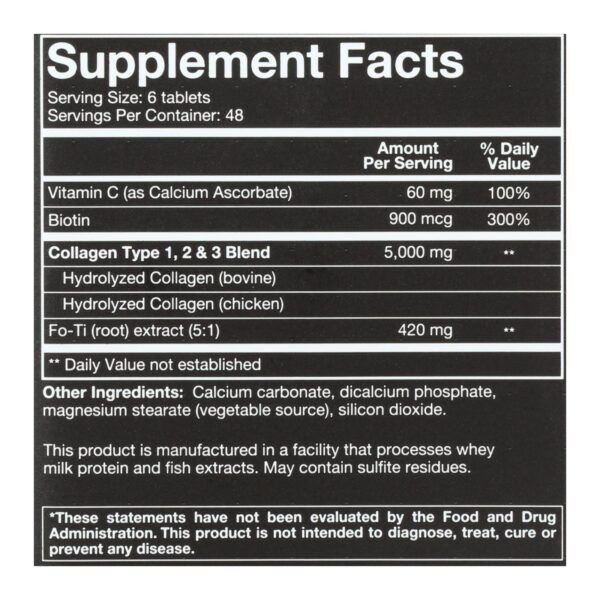 Youtheory Collagen - Mens - Advanced - 290 Tablets - Image 2