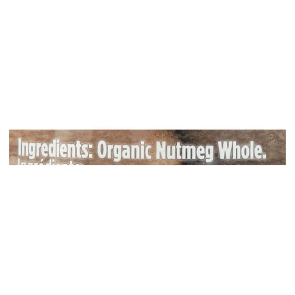 Spicely Organics - Organic Nutmeg - Whole - Case Of 3 - 1.4 Oz. - Image 2