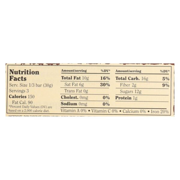 Chocolove Xoxox - Premium Chocolate Bar - Dark Chocolate - Coffee Crunch - 3.2 Oz Bars - Case Of 12 - Image 2