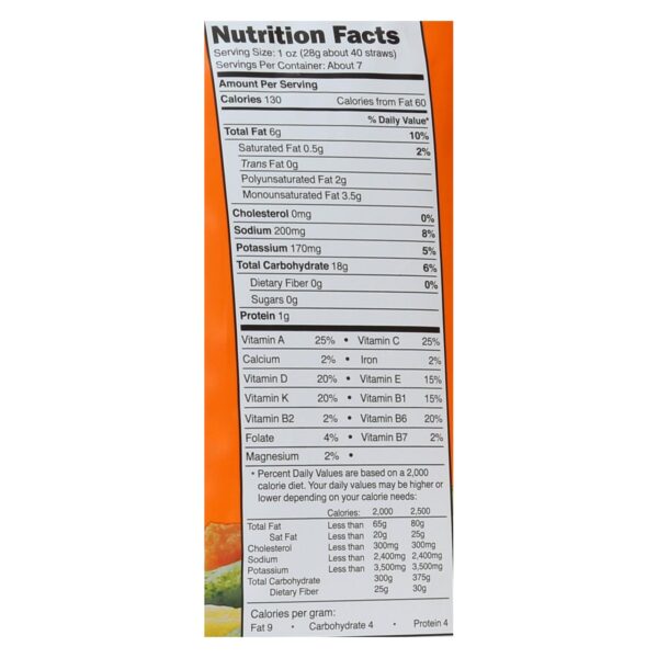 Good Health Sea Salt Veggie Straws  - Case Of 10 - 6.25 Oz - Image 2