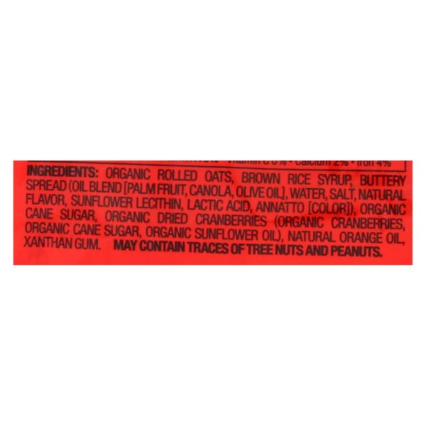 Bobo's Oat Bars - All Natural - Cranberry Orange - 3 Oz Bars - Case Of 12 - Image 2