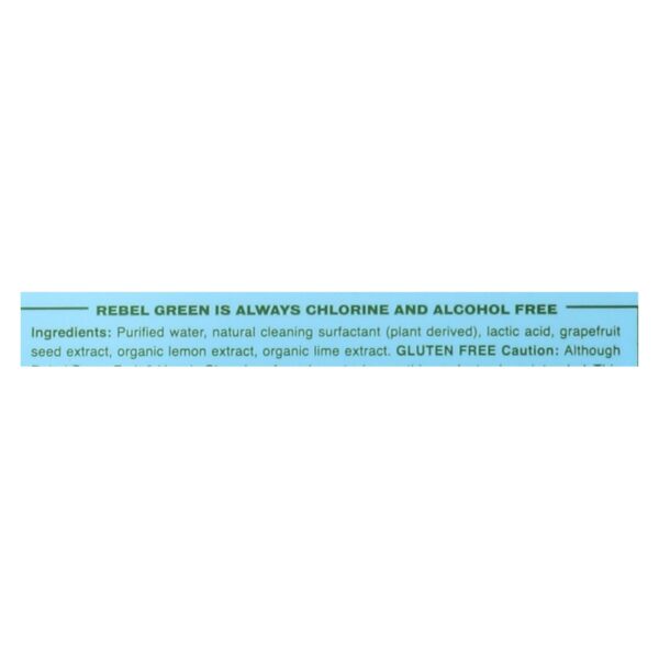 Rebel Green Cleaning Wipes - Fruit And Veggie - Case Of 12 - 17 Fl Oz - Image 2