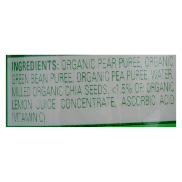 Happy Tot Toddler Food - Organic - Stage 4 - Green Beans Pear And Pea - 4.22 Oz - Case Of 16 - Image 3