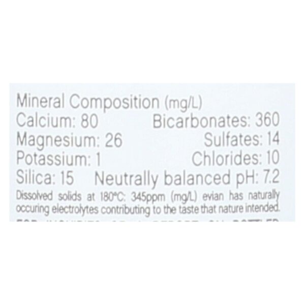 Evians Spring Water Spring Water Plastic - Water - Case Of 24 - 500 Ml - Image 2