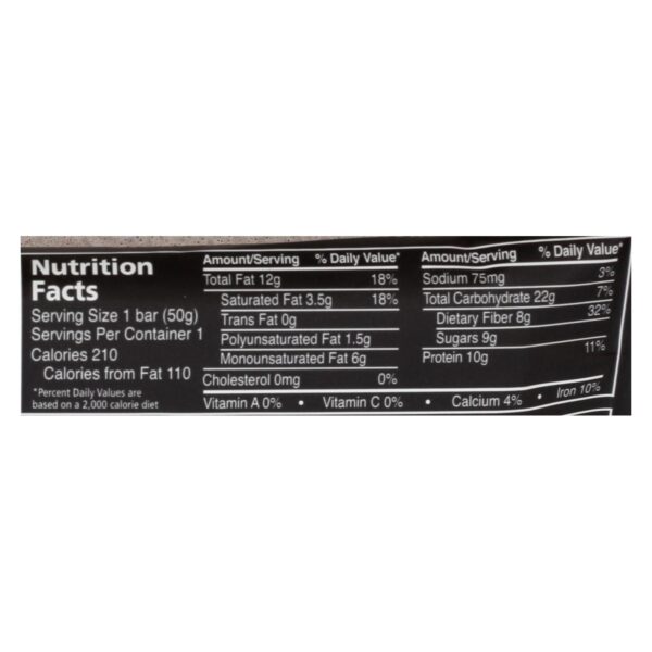 Zing Bars - Nutrition Bar - Dark Chocolate Hazelnut - 1.76 Oz Bars - Case Of 12 - Image 2