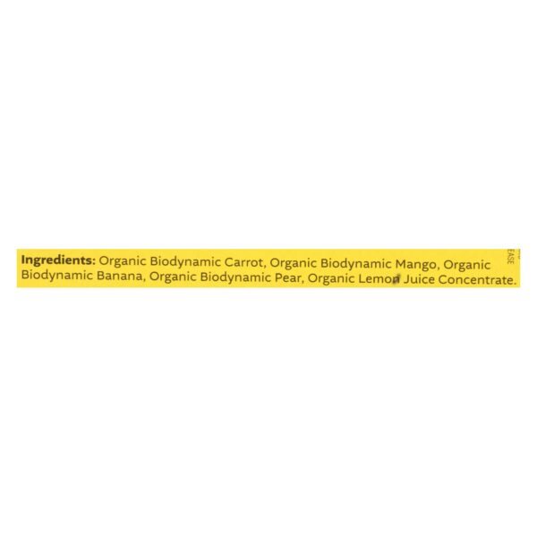 White Leaf Provisions - Baby Food Mango Crt Pr Bn - Case Of 6 - 3.17 Oz - Image 3