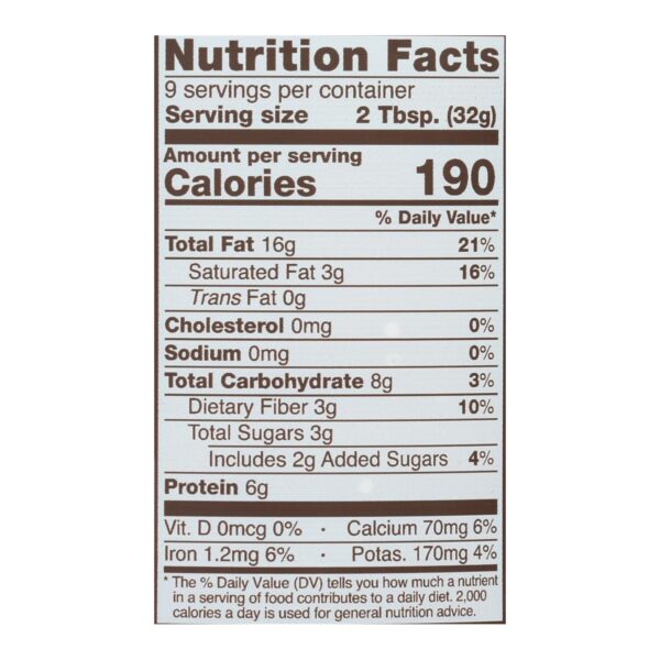 Barney Butter Chocolate Almond Butter Blend  - Case Of 6 - 10 Oz - Image 2