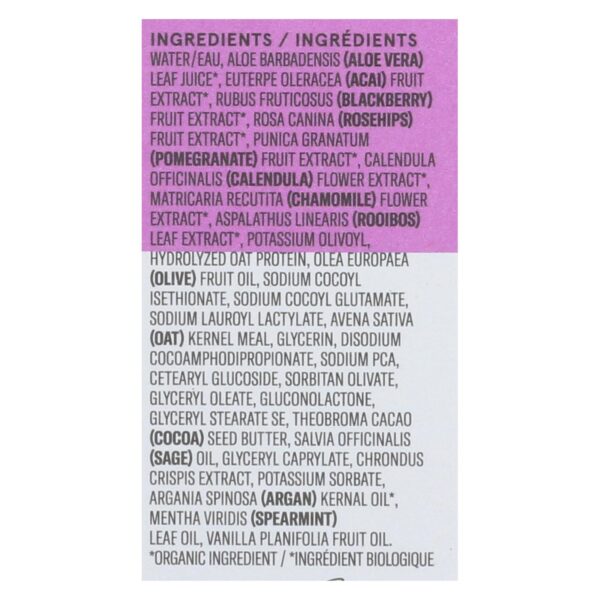 Acure - Facial Cleansing Creme - Argan Oil And Mint - 4 Fl Oz. - Image 2