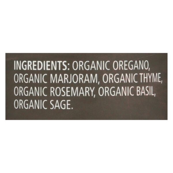 Frontier Herb Italian Seasoning Blend - Organic - .64 Oz - Image 2