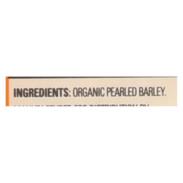 Arrowhead Mills - Organic Barley - Pearled - Case Of 6 - 28 Oz. - Image 2