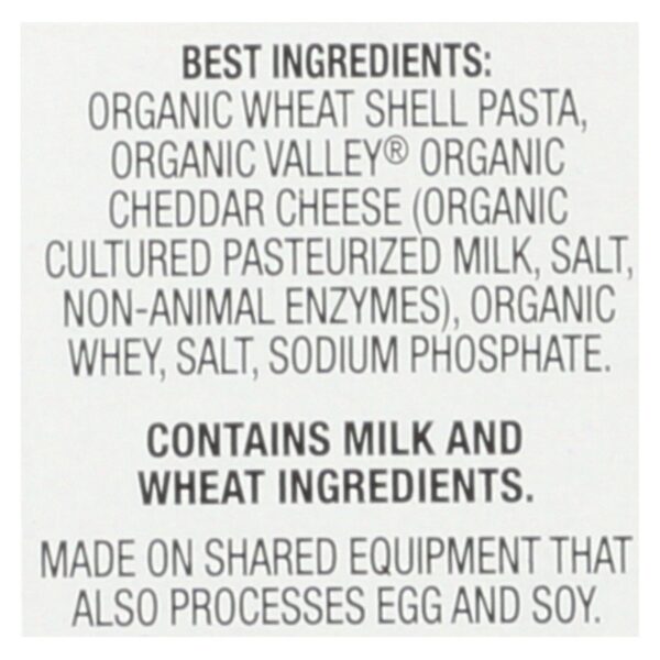 Annie's Homegrown Organic Shells And White Cheddar Macaroni And Cheese - Case Of 12 - 6 Oz. - Image 2