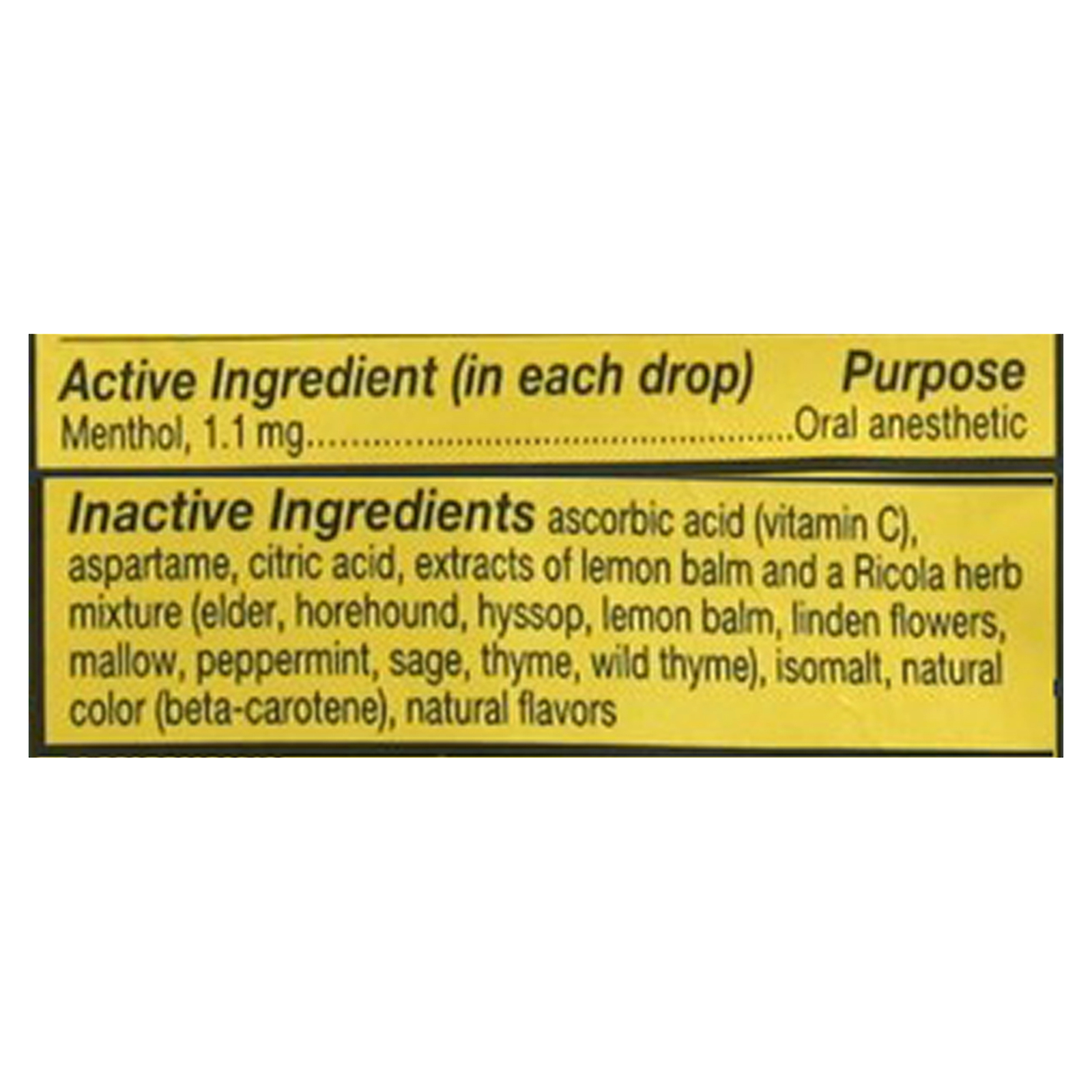 Ricola - Cough Drop Sugar Free Lemon Mint - Case Of 6-45 Ct - Image 2
