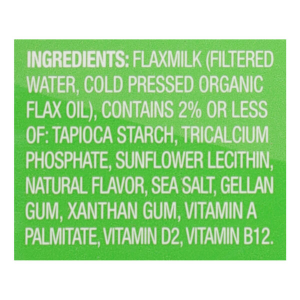 Good Karma - Flaxmilk Unsweetened - Case Of 6-32 Fz - Image 2