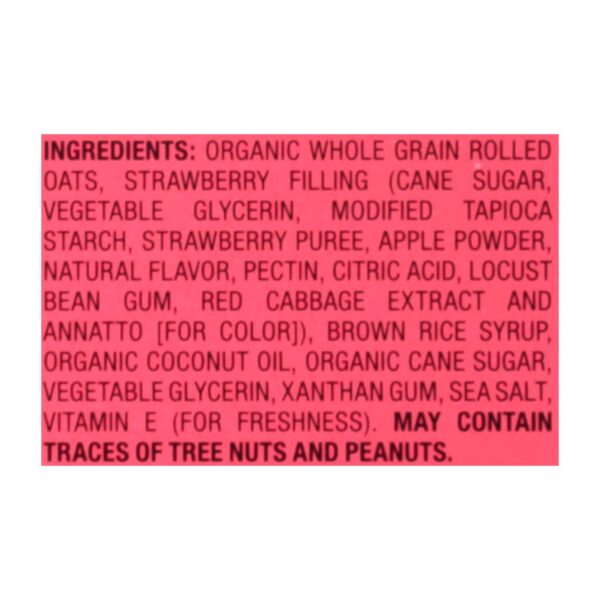 Bobo's Oat Bars - Stuffed Bites Strawberry - Case Of 6 - 6.5 Oz - Image 2