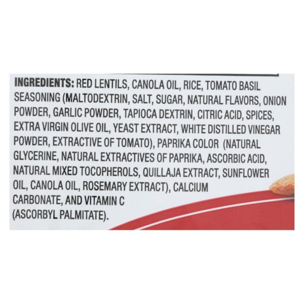 Calbee Snapea Crisp - Lentil Snaps - Tomato Basil - Case Of 12 - 3 Oz - Image 2