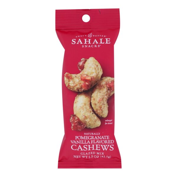 Sahale Snacks Glazed Nuts - Cashews With Pomegranate And Vanilla - 1.5 Oz - Case Of 9 - Image 2